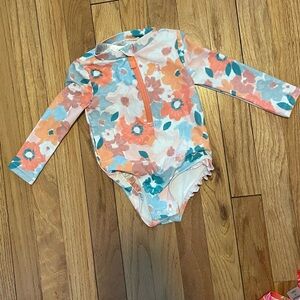 Carter's Floral Kids Swim One Piece - Multicolor